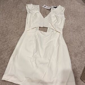 French Connection White mini dress